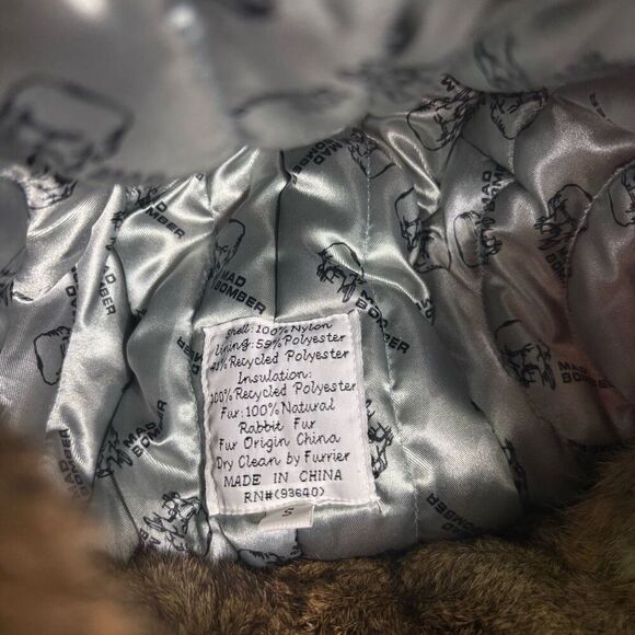 Mad Bomber Red Fur Lined Trapper Winter Hat One Size - Picture 6 of 7